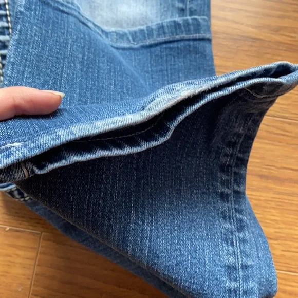 Silver jeans size 29 w 33 length low rise Tuesday baby boot - Picture 3 of 14